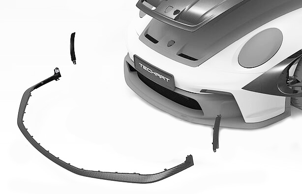 Techart Carbon Fiber Front Spoiler : Suncoast Porsche Parts